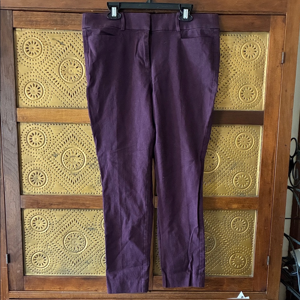 LOFT Women's Purple Petite Skinny Pants